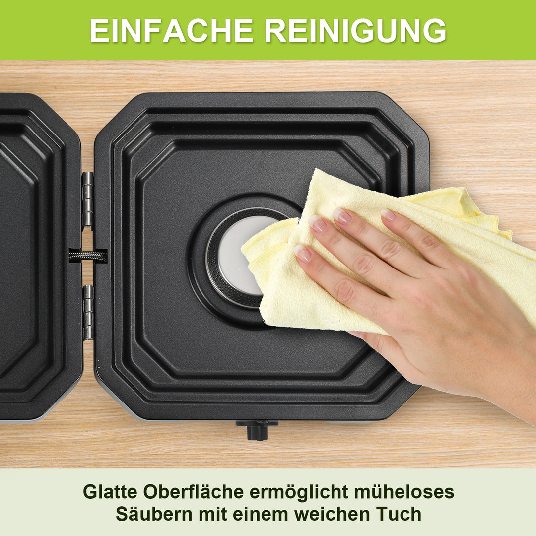 Sonnewelt Campingkocher 2-in-1 Gascampingherd Faltbarer