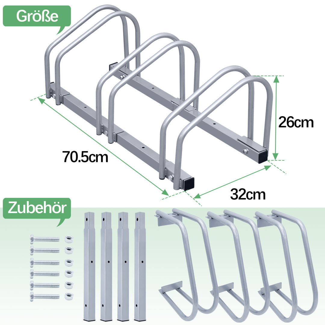 Sonnewelt bike rack for 2/3/4/5/6 bikes
