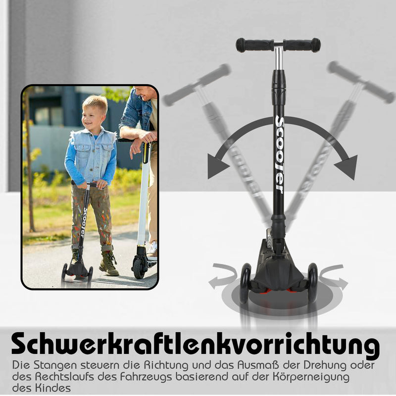 Sonnewelt Kinderroller Faltbar mit LED Leuchtenden Räder