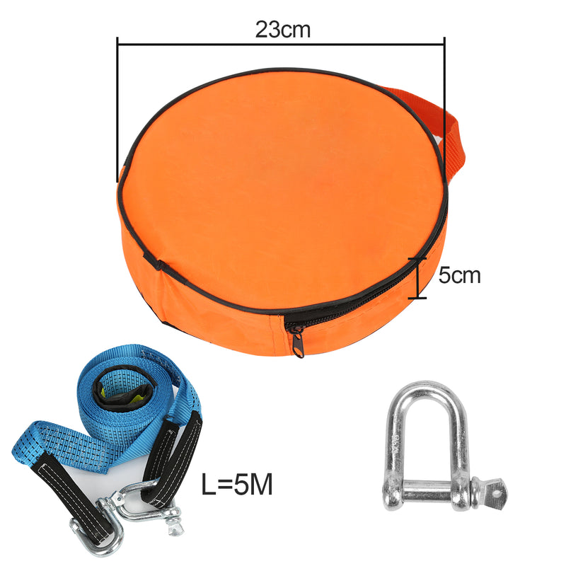 Sonnewelt Abschleppseil Notfall-Abschleppgurt 5 cm x 5 m