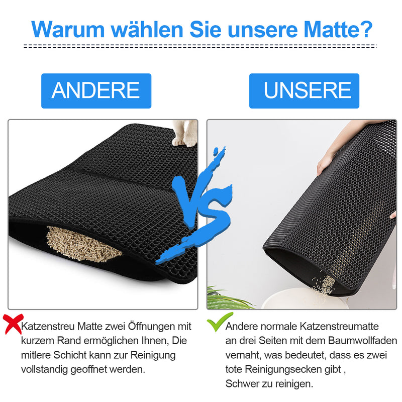 Sonnewelt Katzenstreu Matte 79 x 60cm