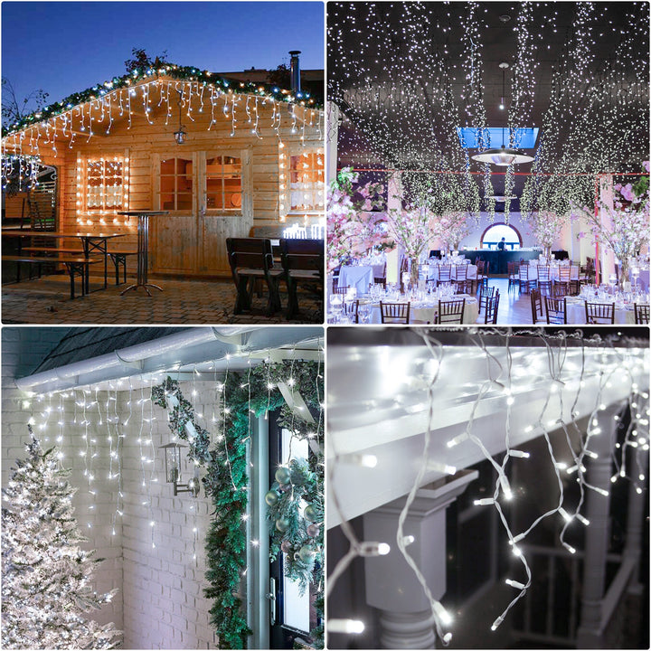 Sonnewelt LED icy rain light chain 200/400/600 LEDs