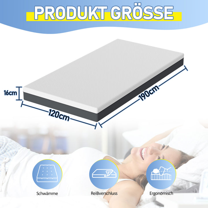 Sonnewelt Matratze Memory-Schaummatratze Ergonomische H3