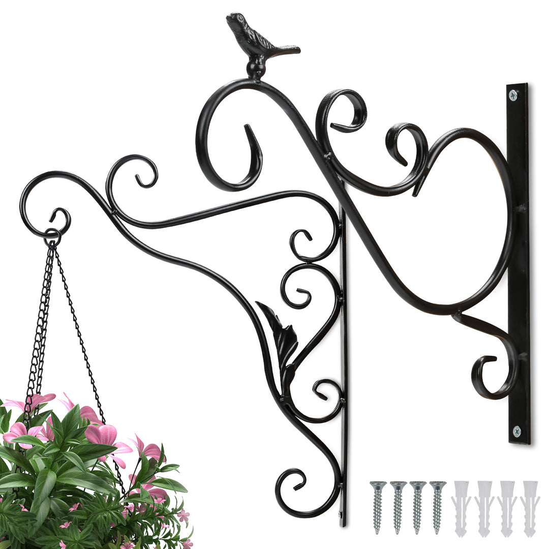 Sonnewelt 2x Blumenampel Wandhalterung