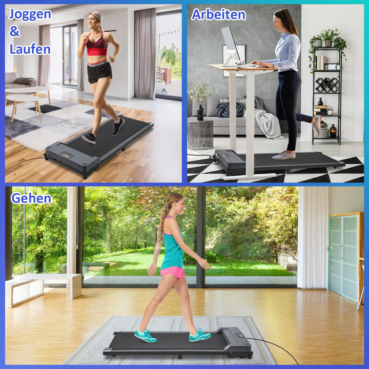 Sonnewelt Laufband für Zuhause mit LED-Anzeige Fernbedienung und App Steuerung