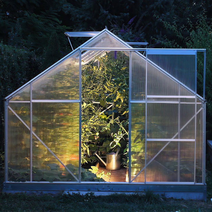 Sonnewelt polycarbonate hollow chamber sheets 8mm 5 pieces for greenhouse