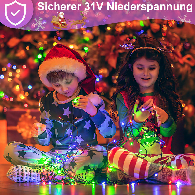 Sonnewelt LED Christbaumbeleuchtung mit Ring 280 LEDs IP44