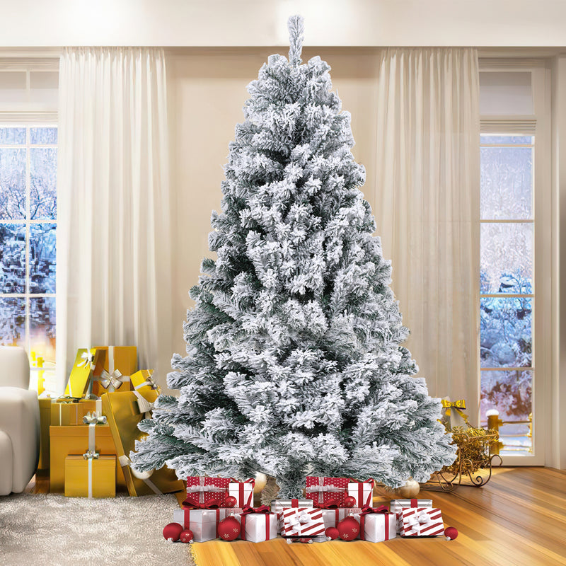 Sonnewelt Weihnachtsbaum künstlich mit Schnee