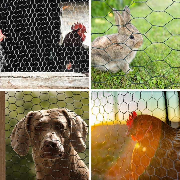 Sonnewelt Wire Fence Metal Mesh Fence Rabbit Wire Galvanized