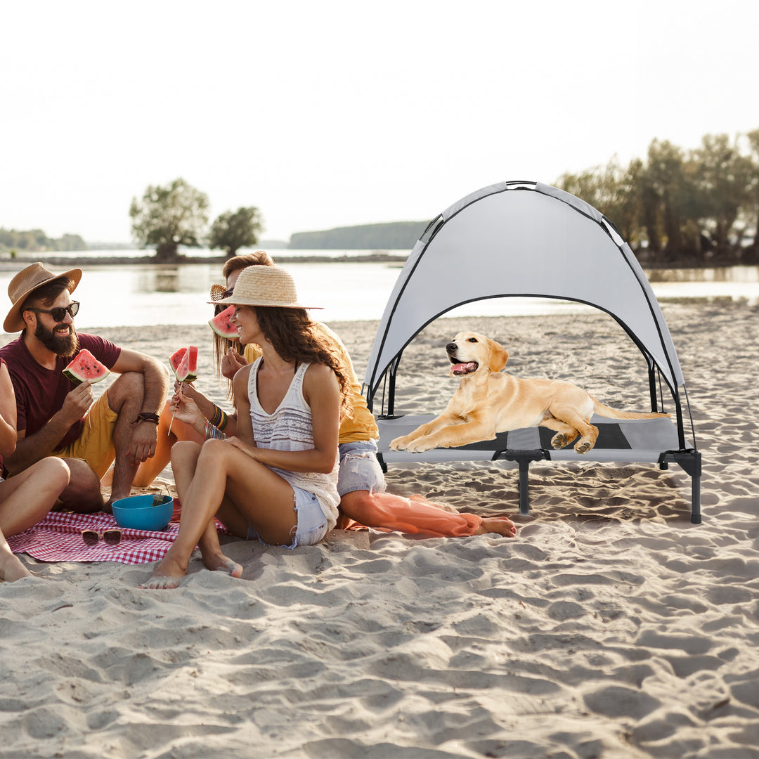 Sonnewelt Haustierbett mit Baldachin für Indoor & Outdoor