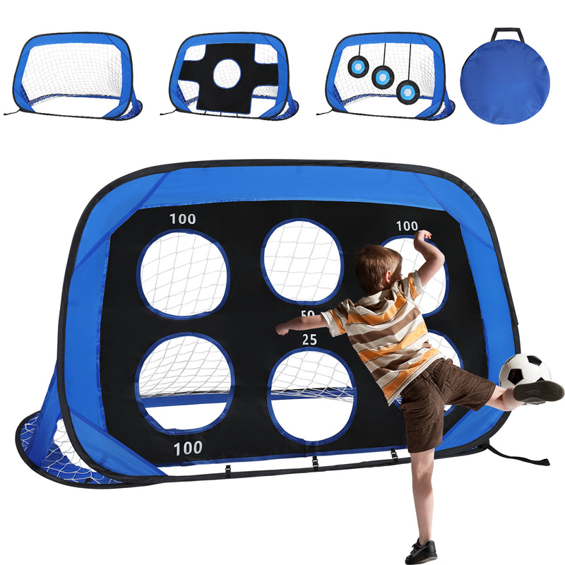 Sonnewelt Fußballtor Fussballtore-Set für Kinder 4 Spielmodi