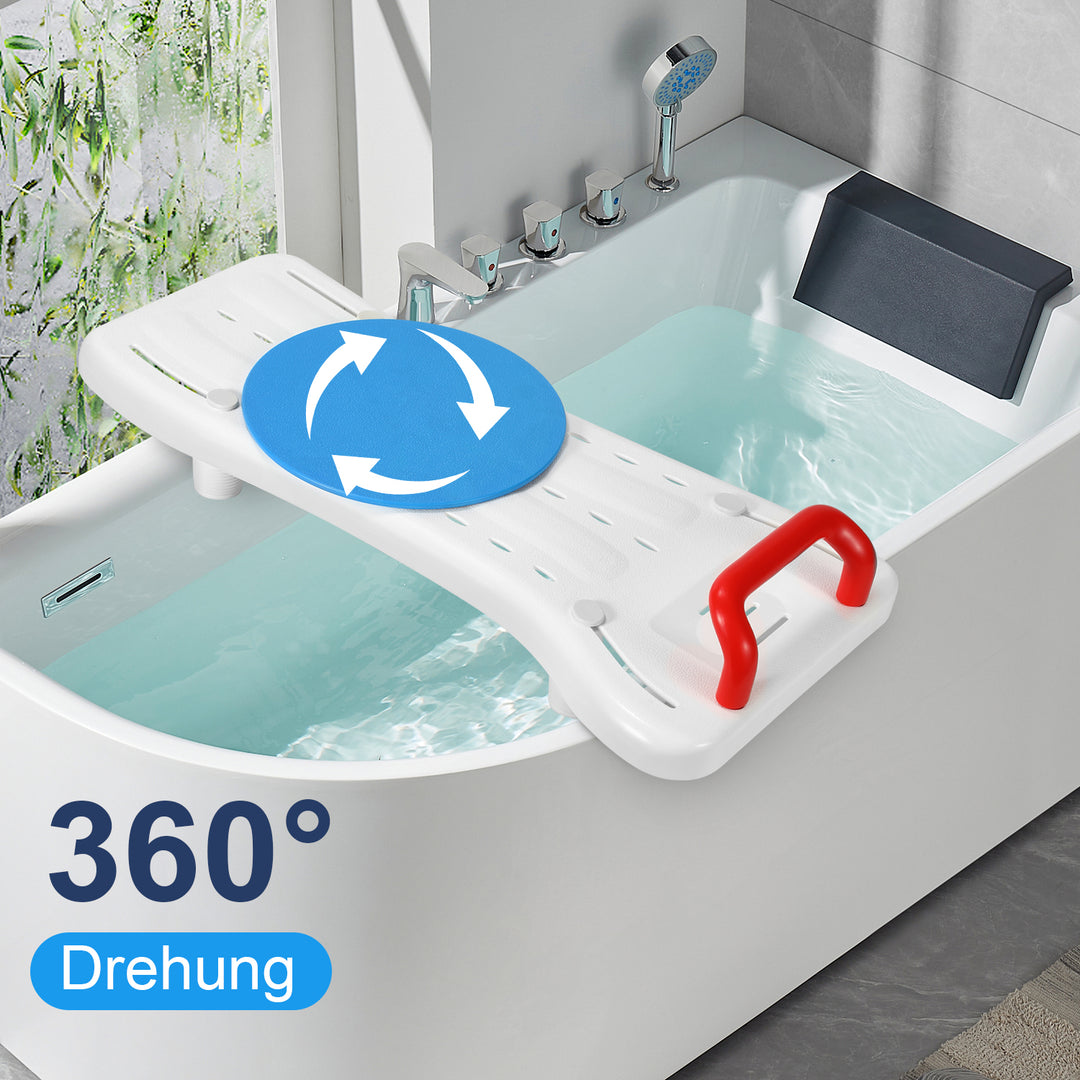 Sonnewelt Badewannensitz Badewannenbrett mit Drehteller