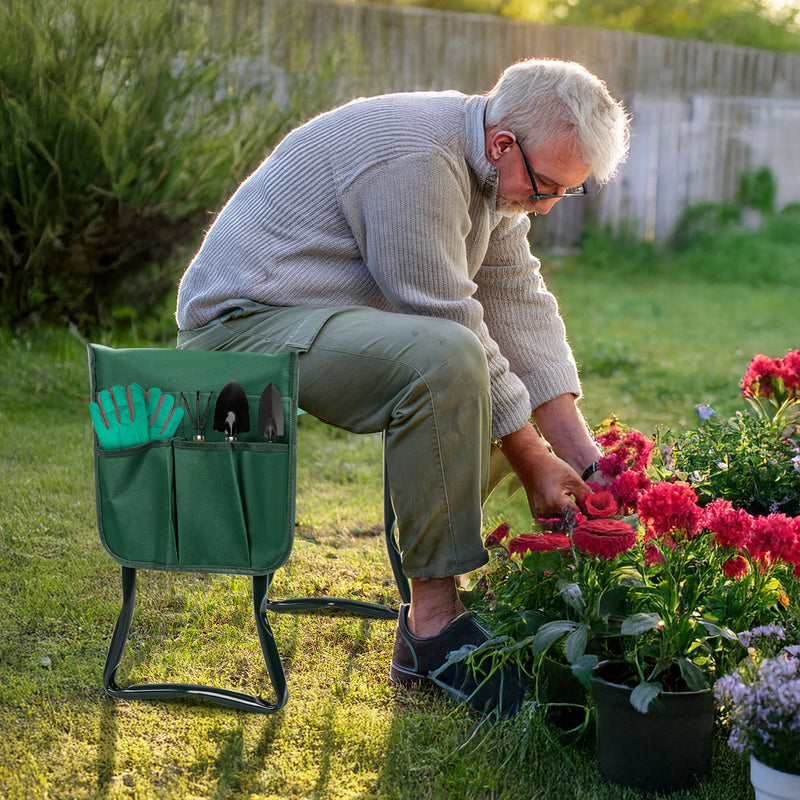 Sonnewelt 2 in 1 Kniebank für Gartenarbeit Gartenhocker mit Eva-Schaumkissen