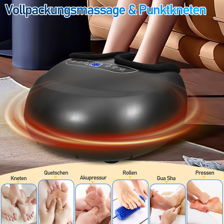 Sonnewelt foot massager with heating function kneading massage