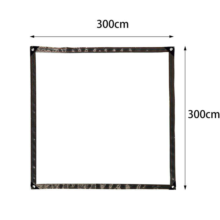 Sonnewelt Transparent Tarpaulin Waterproof with eyelets