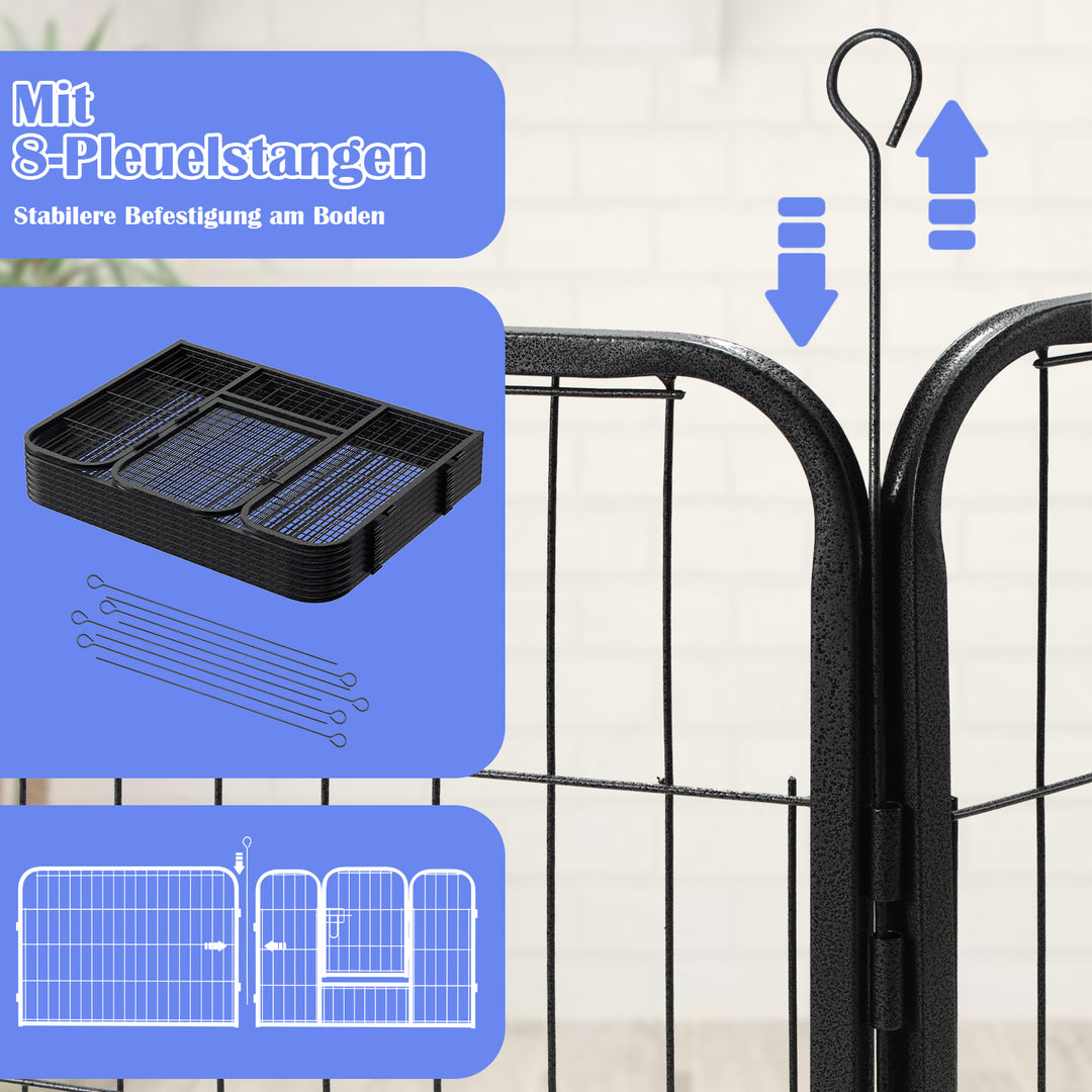 Sonnewelt puppy playpen 8-part 60cm high Foldable