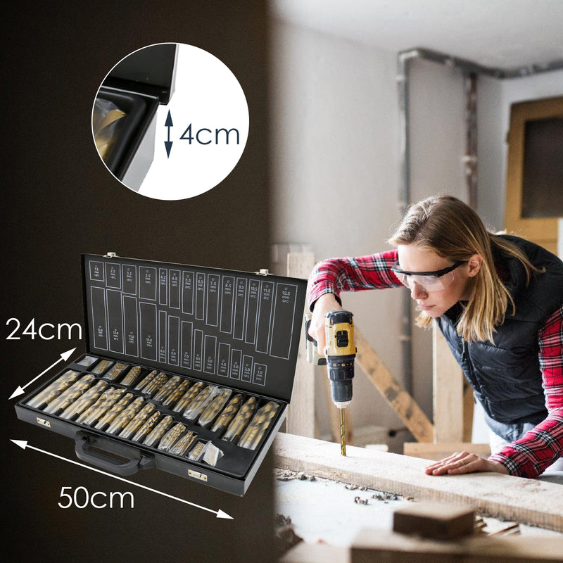 Sonnewelt Metallbohrer Set 230 Teiliges Ø 1-13mm