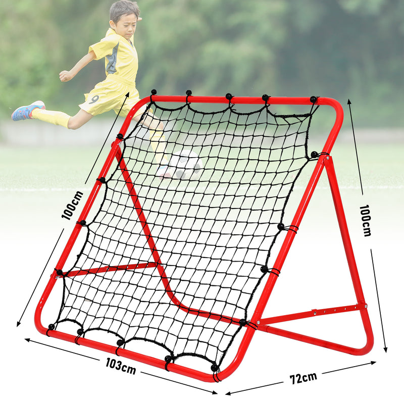 Sonnewelt Fußball Rebounder Rückprallwand Netz