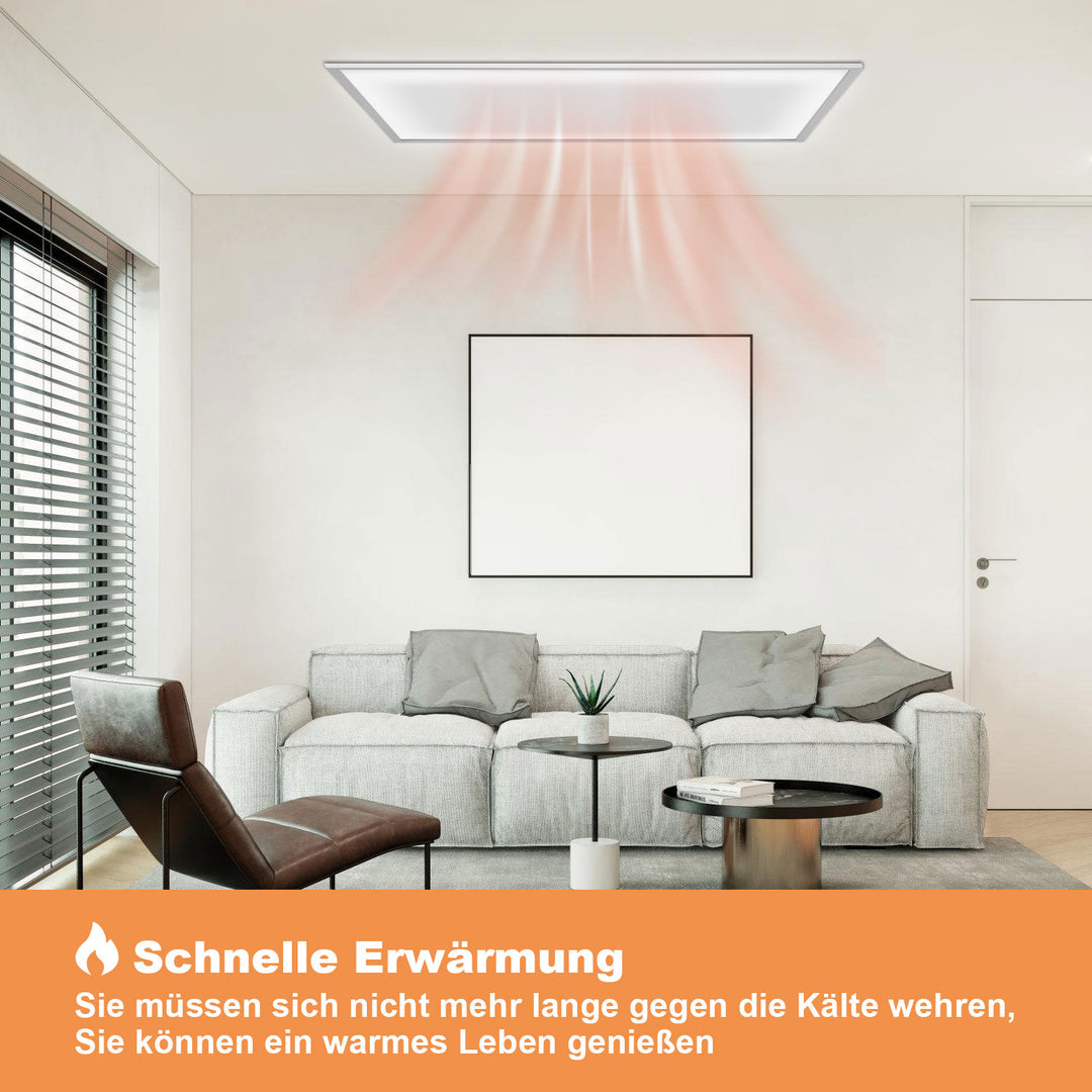 Sonnewelt Infrarotheizung Elektroheizer Decke WIFI 360/770W