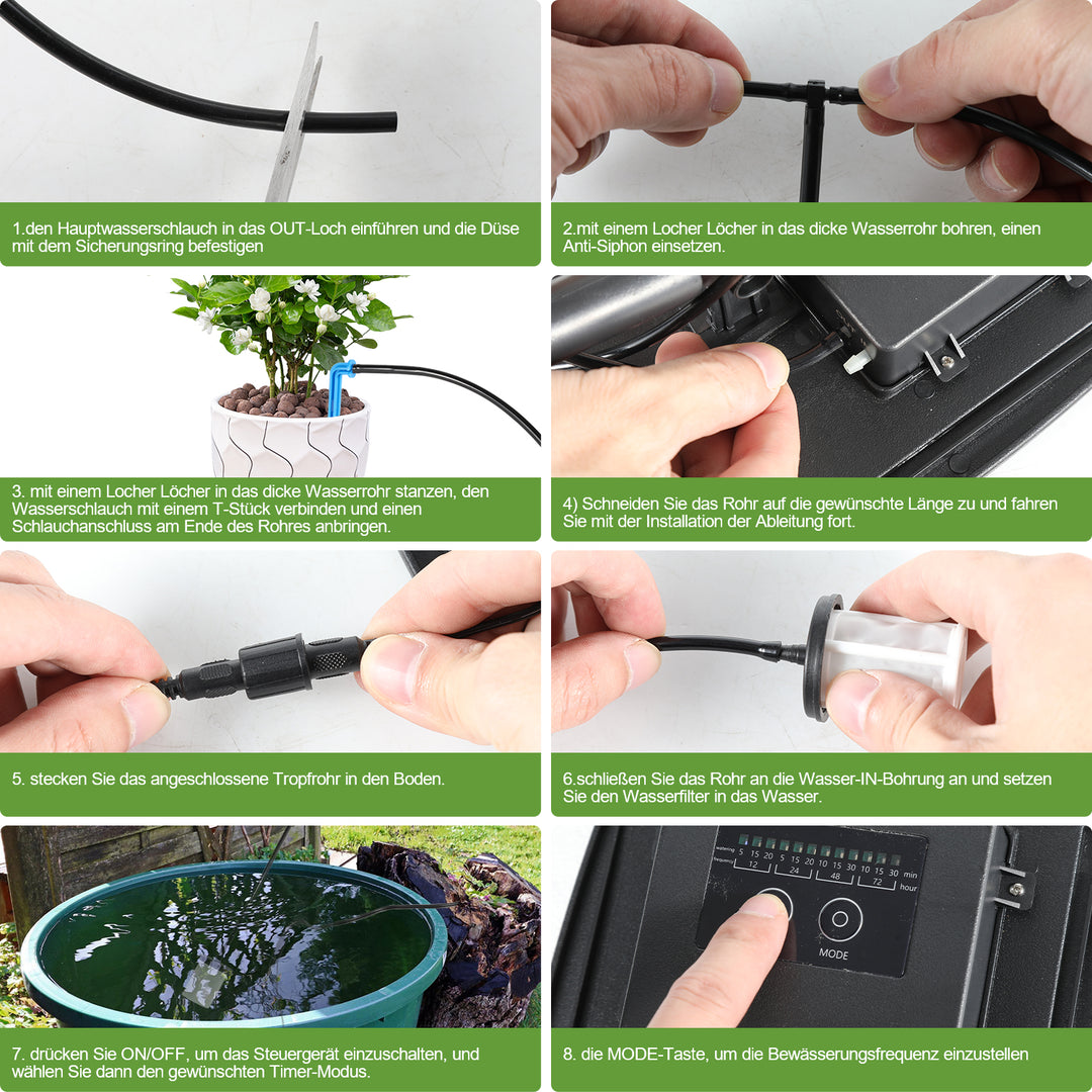 Sonnewelt Solar Bewässerungssystem Pflanzenbewässerung