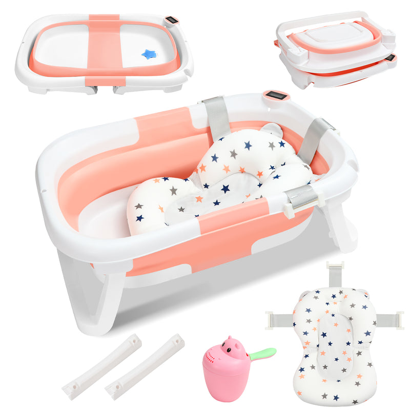 Sonnewelt Baby Badewanne Faltbare mit Thermometer