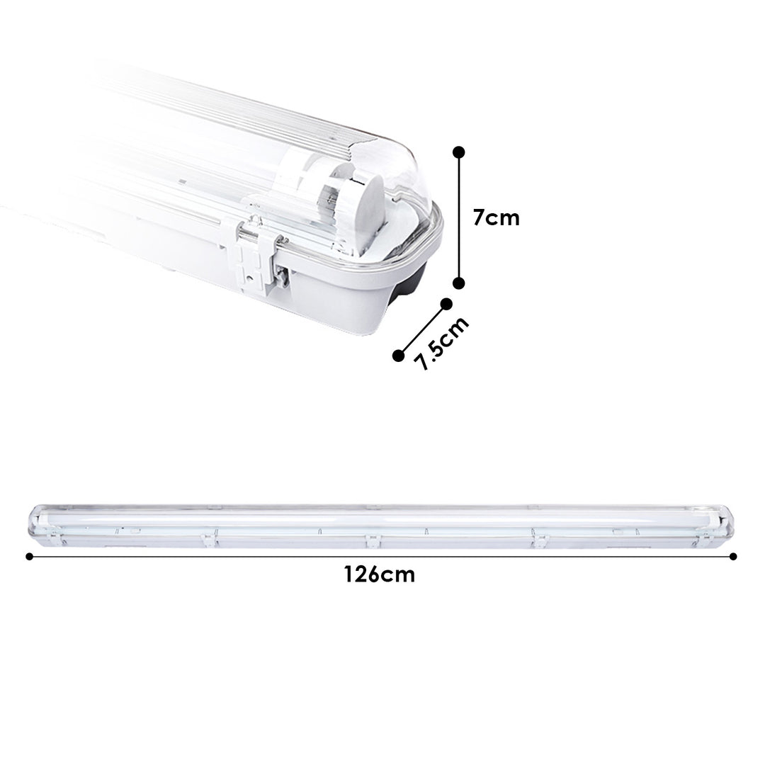 Sonnewelt LED Feuchtraumleuchte T8 120cm Neutralweiß 18W