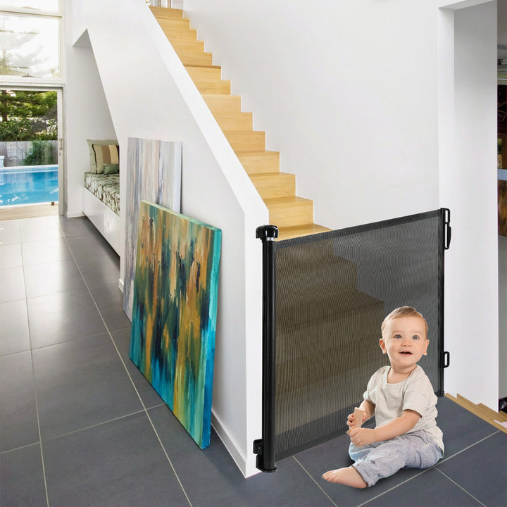 Sonnewelt Treppenschutzgitter Türschutzgitter Ausziehbar 0-150cm/180cm