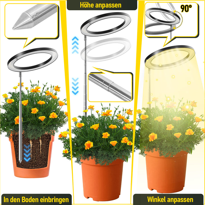 Sonnewelt LED Pflanzenlampe 13W  LED Vollspektrum