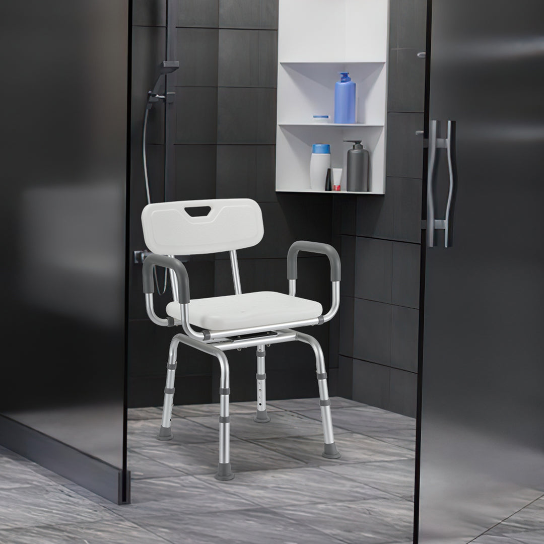 Sonnewelt shower chair shower seat 360° rotating