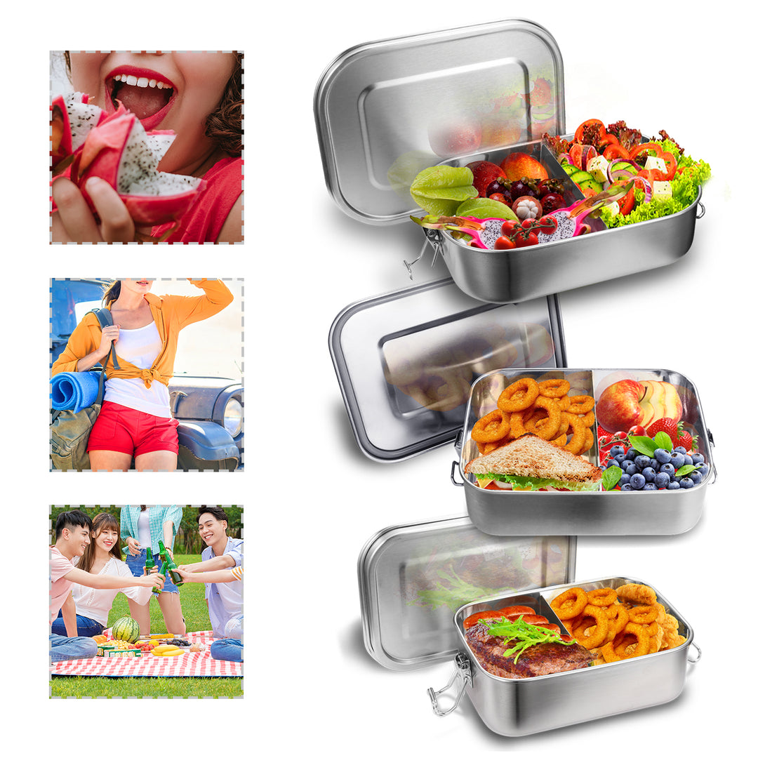 Sonnewelt lunch box stainless steel lunch box 800+1200+1400ml combo set