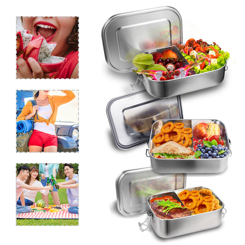 Sonnewelt lunch box stainless steel lunch box 800+1200+1400ml combo set
