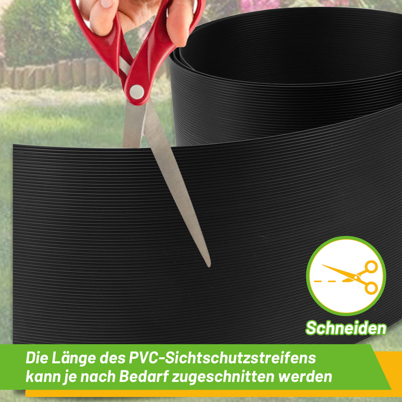 Sonnewelt Sichtschutzstreifen Hartes PVC 10-40 Stück