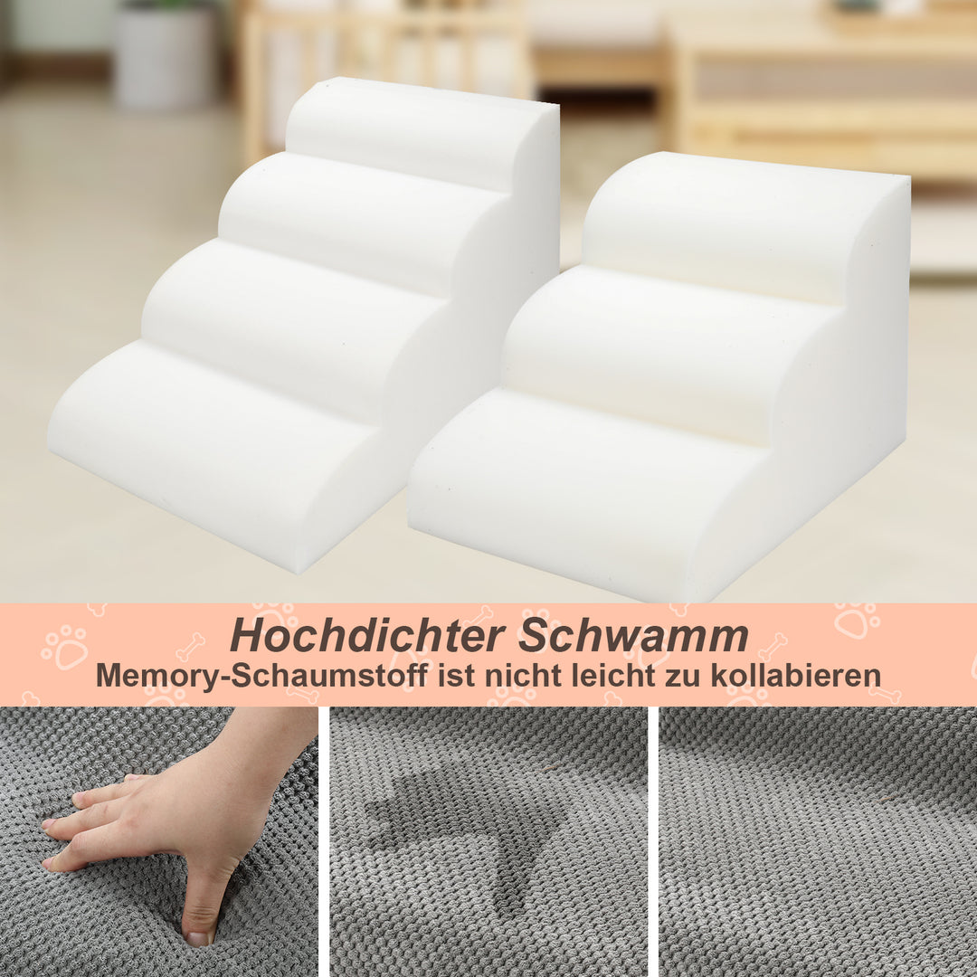 Sonnewelt Dog Ramp Dog Stairs Portable Maximum Load 18kg