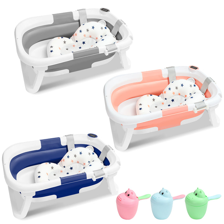 Sonnewelt Baby Bathtub Foldable with Thermometer
