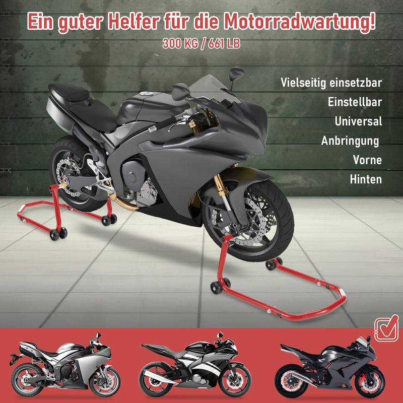 Sonnewelt Motorradständer Motorradheber Vorne/Hinten