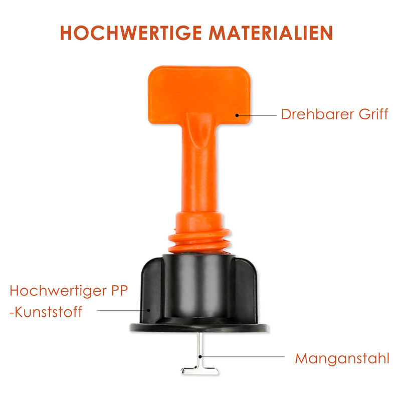 Sonnewelt 110/220 piece leveling system for tile laying