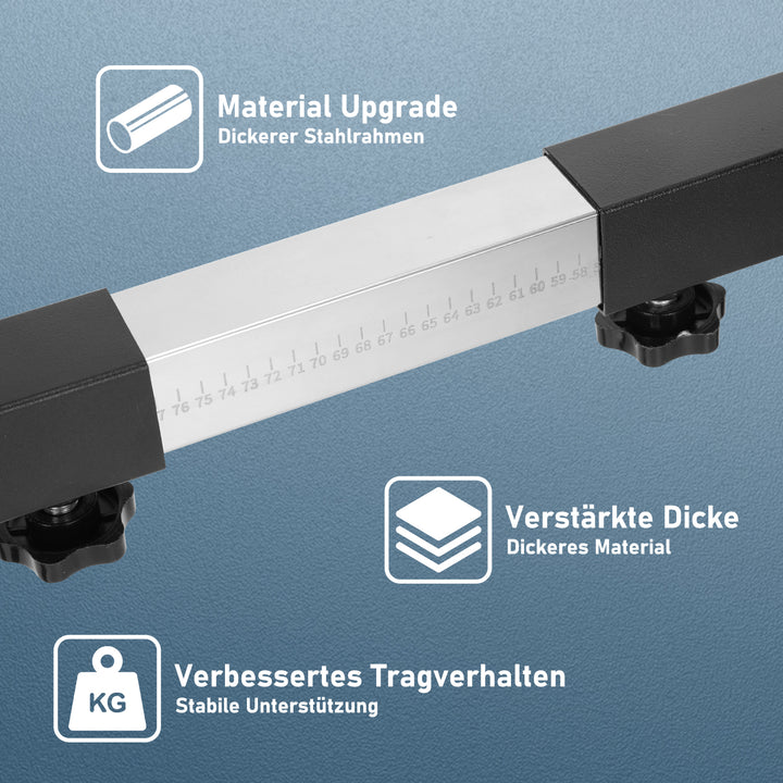 Sonnewelt Waschmaschinen Untergestell mit Skala 50-80cm Einstellbare