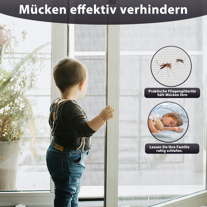 Sonnewelt Insektenschutz Fliegengitter Tür Alu