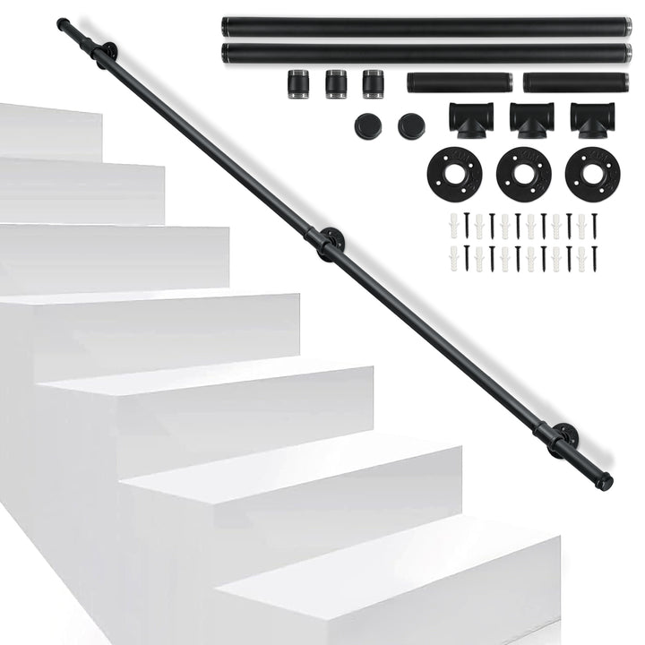 Sonnewelt Handlauf Treppe Edelstahl Handlauf Schwarz