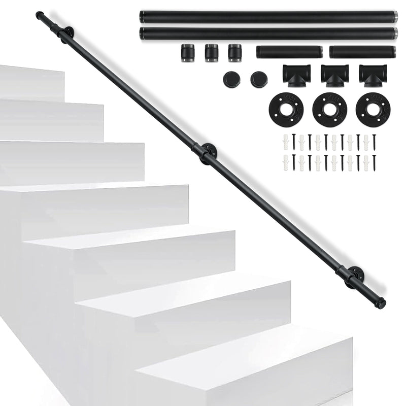 Sonnewelt Handlauf Treppe Edelstahl Handlauf Schwarz