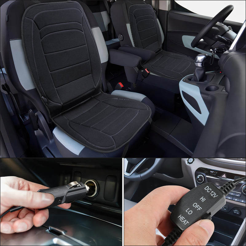 Sonnewelt Auto Sitzheizung Universal 12V Carbon