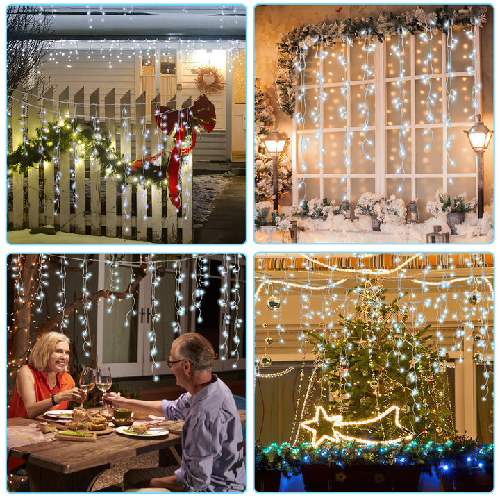 Sonnewelt LED icy rain light chain 200/400/600 LEDs