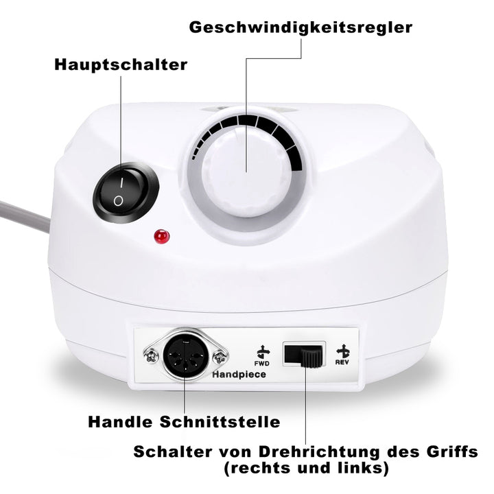 Sonnewelt Electric Nail Cutter 30000 rpm Nail File Pedicure