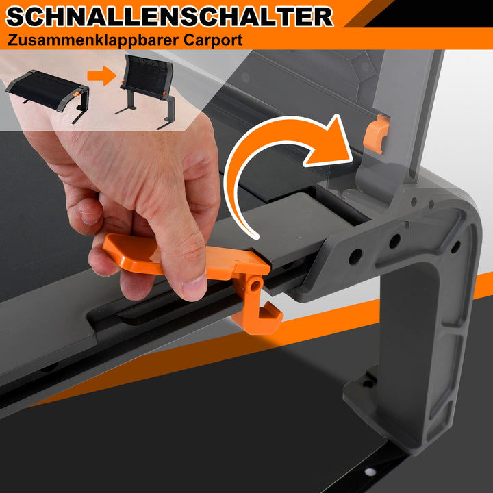 Sonnewelt Lawnmower Garage Foldable
