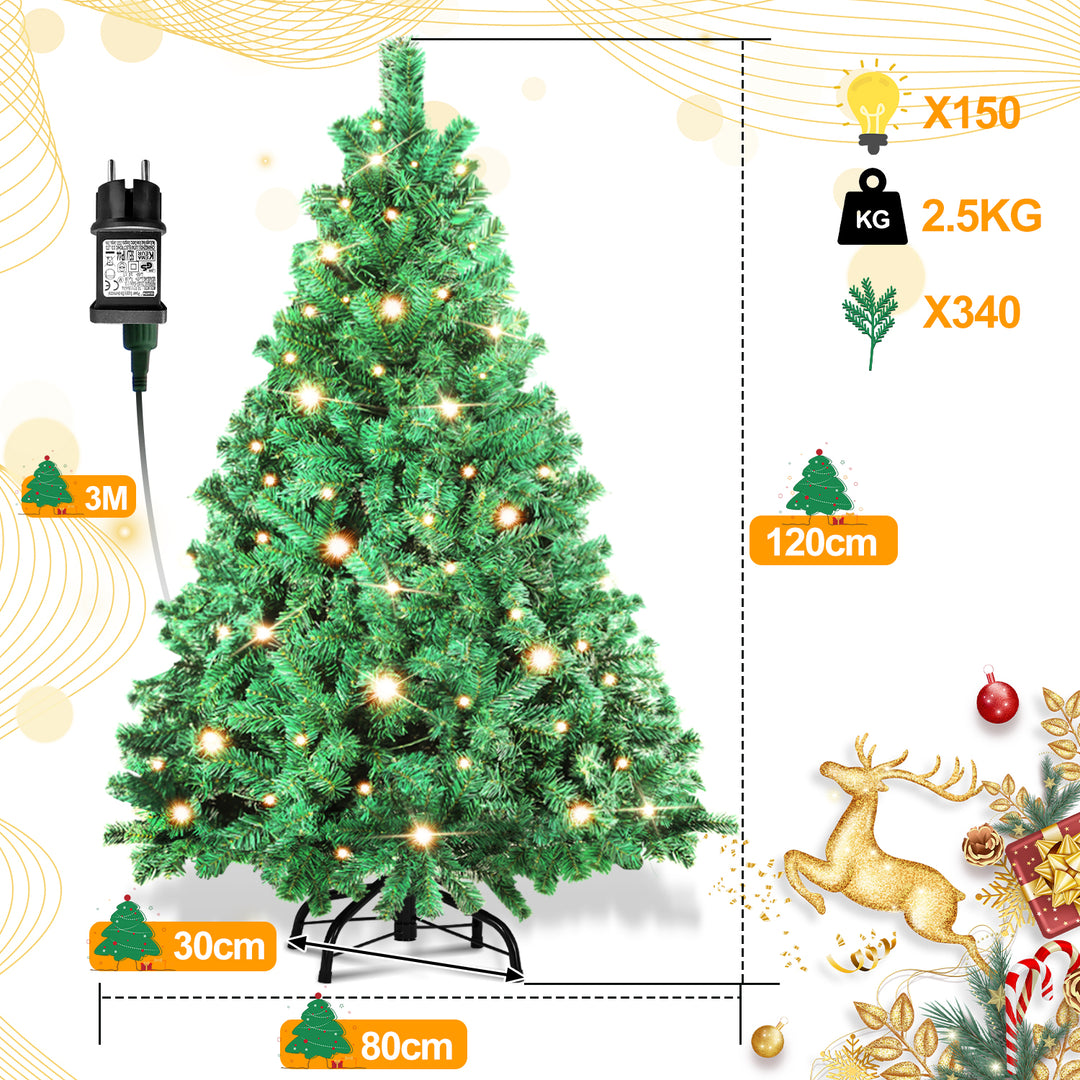 Sonnewelt Weihnachtsbaum künstlich mit Beleuchtung