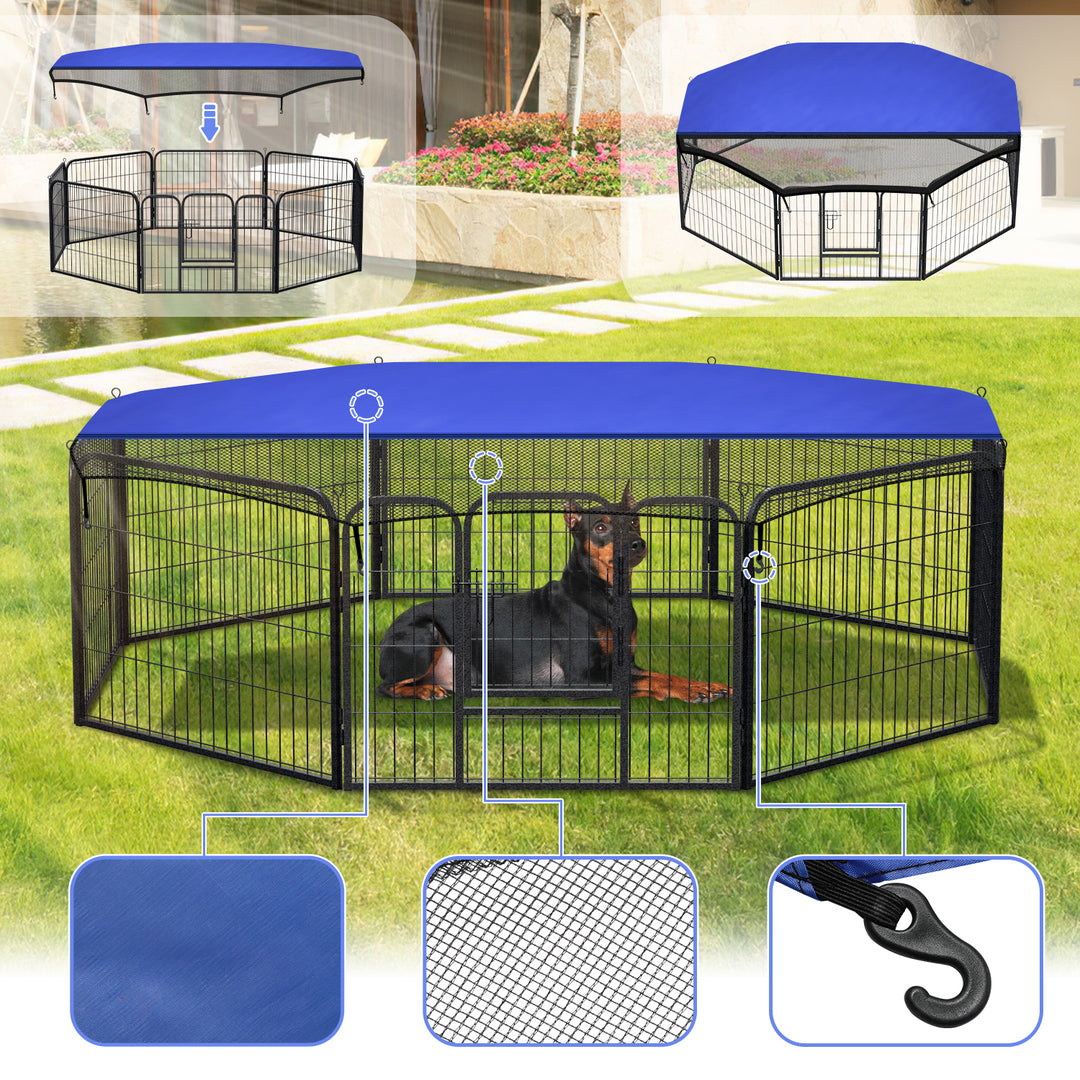 Sonnewelt puppy playpen 8-part 60cm high Foldable