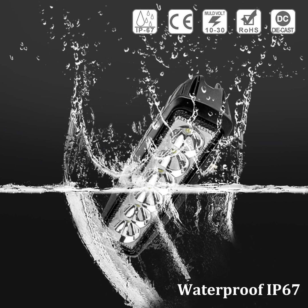 Sonnewelt LED Arbeitsscheinwerfer 18W IP67 6500K