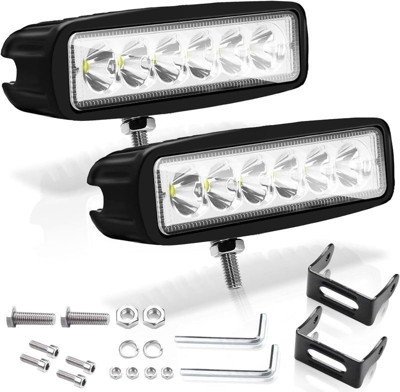 Sonnewelt LED Arbeitsscheinwerfer 18W IP67 6500K