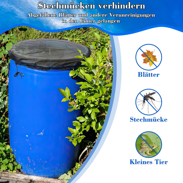 Sonnewelt Regentonne Netz Abdeckung 95cm