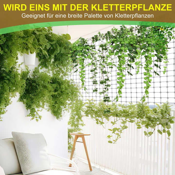 Sonnewelt Rankhilfe Edelstahl für Kletterpflanzen 12m